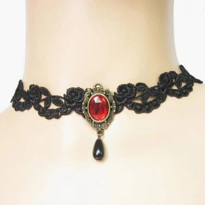 Sexy Black Lace Necklace Punk Style Personalized Lace Collar Gothic Choker Lace Clavicle Chain Wedding Party Jewelry Accessories